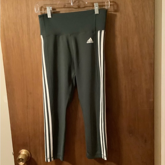 Adidas capri 3-stripe leggings S - Picture 16 of 16